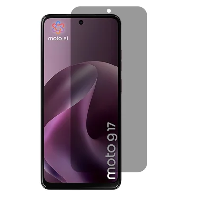 For Motorola Moto G17 Power 4G / G17 4G / G15 4G / G15 Power 4G 2.5D Arc Edge Anti Spy Full Screen Protector Full Glue High Aluminium-silicon Glass Film - Black