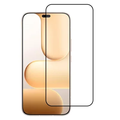 Protezione schermo per Honor 600 Lite 5G, protezione totale con colla intera, bordo curvo, pellicola in vetro di silicio alluminato ad alta definizione con bordo nero serigrafato (sblocco impronta digitale)