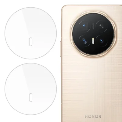 2 Uds. Protector de Lente para Cámara para Honor Magic V6 5G, Película de Vidrio Templado 2.5D Transparente