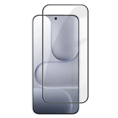 Pour Honor 600 5G HD Protecteur d'écran complet Film en verre aluminosilicate haute résistance impression soie bord noir - Tel que montré