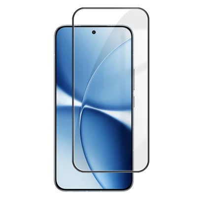 For Xiaomi Redmi Turbo 5 Max 5G / Xiaomi Poco X8 Pro Max 5G HD Full Screen Protector Silk Printing Black Edge High Aluminium-silicon Glass Film - As Shown