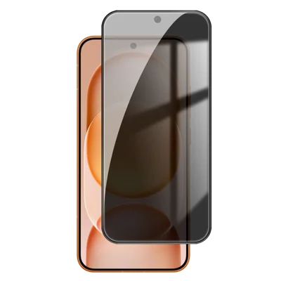 Para Honor Magic8 Pro Air 5G Anti Spy Privacidade Tela Inteira Protetor de Vidro Preto Borda Alta de Alumínio-Silício - Conforme Mostrado