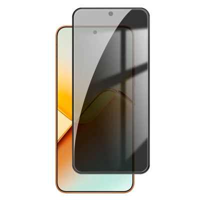 For Honor Power2 5G Anti Spy Privacy Full Screen Protector Black Edge High Aluminium-silicon Glass Film - As Shown