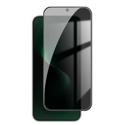 حامي شاشة كامل للهاتف Huawei nova 15 5G، حماية من التسرب والتجسس، حواف سوداء، من زجاج السيليكون عالي الجودة - كما هو موضح في الصورة
