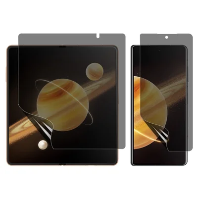 Protecteur d'écran pour Oppo Find N5 5G / Oppo Find N6 5G, film protecteur en hydrogel TPU mat anti-espionnage, protection intégrale - Noir