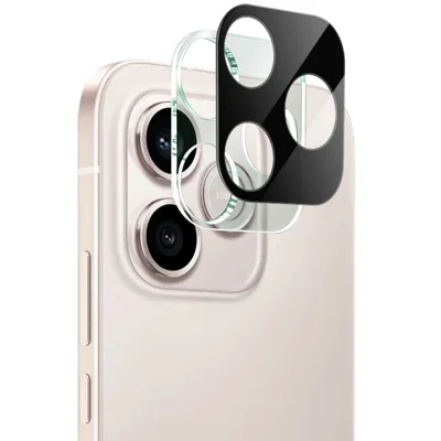 IMAK For Honor 600 Lite 5G Tempered Glass Full Cover Lens Film + Acrylic Cap - Black