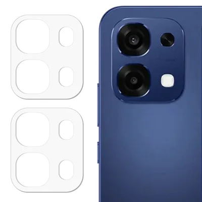 2PCS For Oppo A6 Pro 5G (India)  /  A6s 4G  /  A6s 5G Camera Lens Protector 2.5D Tempered Glass Lens Film - Transparent
