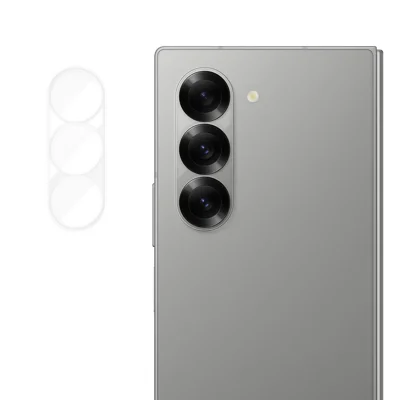 For Samsung Galaxy Z Fold6 5G Full Cover Camera Lens Protector High Definition Anti Fingerprint AR Tempered Glass Lens Film - Transparent