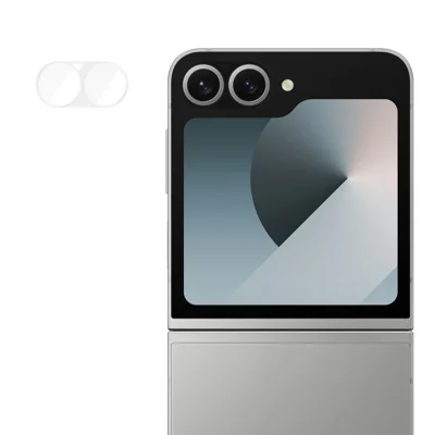 For Samsung Galaxy Z Flip6 5G / Galaxy Z Flip7 FE 5G Full Cover Camera Lens Protector High Definition Anti Fingerprint AR Tempered Glass Lens Film - Transparent