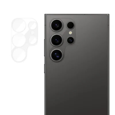For Samsung Galaxy S24 Ultra Full Cover Camera Lens Protector High Definition Anti Fingerprint AR Tempered Glass Lens Film - Transparent