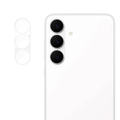For Samsung Galaxy S24 FE Full Cover Camera Lens Protector High Definition Anti Fingerprint AR Tempered Glass Lens Film - Transparent