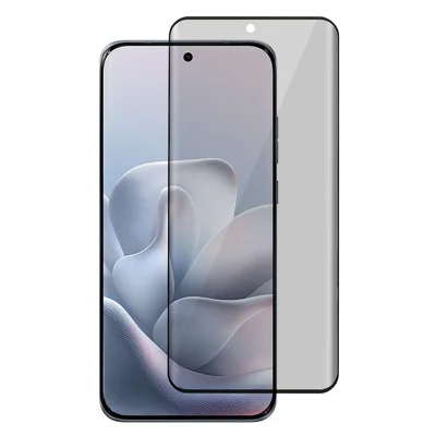 Til Motorola Edge 70 Fusion 5G Anti-spion Privatlivsbeskyttelse Fuld Skærm Beskytter Side Lim Hårdnet Glas Film - Sort