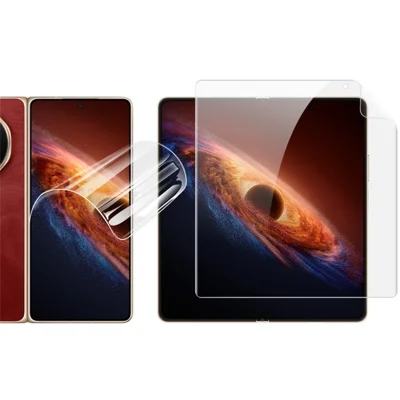 IMAK Película Hidrogel 4.ª Geração para Honor Magic V6 5G 1 Conjunto TPU Cola Total Tela Inteira (Ecrã Frontal + Ecrã Interior Grande)