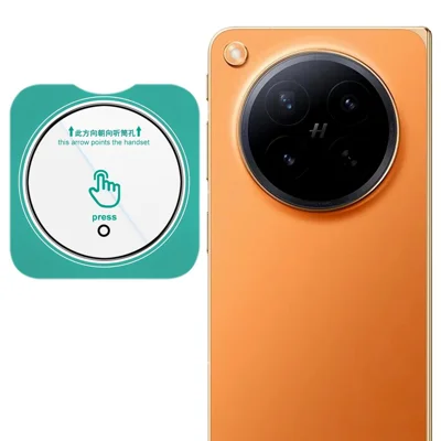 IMAK For Oppo Find N6 5G Camera Lens Protector Tempered Glass Full Cover Lens Film with Self Positioning Frame - Transparent