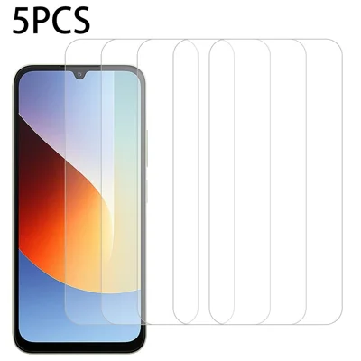 5 szt. na Xiaomi Redmi A7 Pro 4G, przednia ochrona ekranu 0,3 mm, folia z hartowanego szkła 2,5D, nie pełna powłoka – przezroczysta