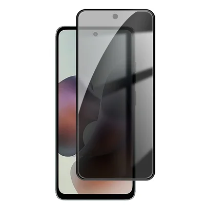Folia ochronna na ekran z czarnym brzegiem i ochroną prywatności przeciwko szpiegostwu dla Motorola Moto G36 5G, szkło aluminiowo-krzemowe wysokiej jakości - jak na zdjęciu