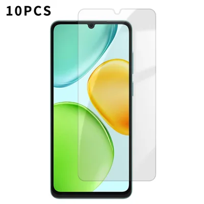 For Honor X6d 5G 10Pcs HD Screen Protector High Aluminium-silicon Anti-fingerprint Tempered Glass Film (Not Complete Covering) - As Shown