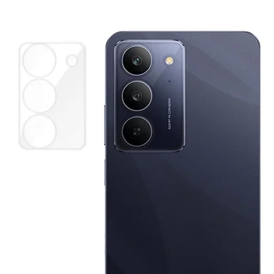 For Realme C75x Full Cover Camera Lens Protector High Definition Anti Fingerprint AR Tempered Glass Lens Film - Transparent