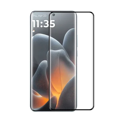 Dla Motorola Edge 70 Fusion+ 5G / Motorola Edge 70 Fusion 5G, szkło hartowane ENKAY HAT PRINCE, ochronnik ekranu 3D, zakrzywiona przezroczysta folia - przezroczysty