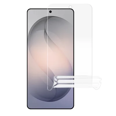 Funda de pantalla PET para Samsung Galaxy S21 Ultra 5G, película de hidrogel HD clara, protector de pantalla transparente de cobertura total