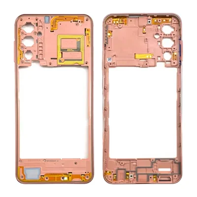 Pièce de remplacement de cadre intermédiaire pour Samsung Galaxy M23 5G SM-M236, pièce détachée pour téléphone mobile (sans logo) - Orange