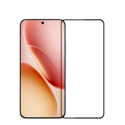 For vivo iQOO Z11 5G MOFI Screen Protector 9H Full Glue Full Coverage High Aluminum-Silicon Glass Film - Black