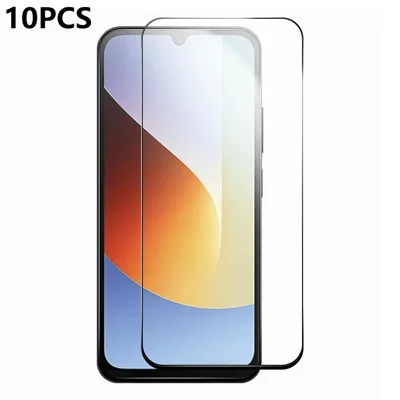 RURIHAI 10 szt. dla Xiaomi Redmi A7 Pro 4G folia z wysokokrzemianowego szkła pełna klejowa 0,26 mm 2,5D ochronnik na cały ekran