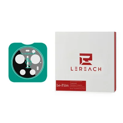 LEREACH for Xiaomi 17 Ultra 5G Camera Lens Protector Full Cover High Aluminium-silicon Glass Lens Film with Auto-Align Installation Frame - Black