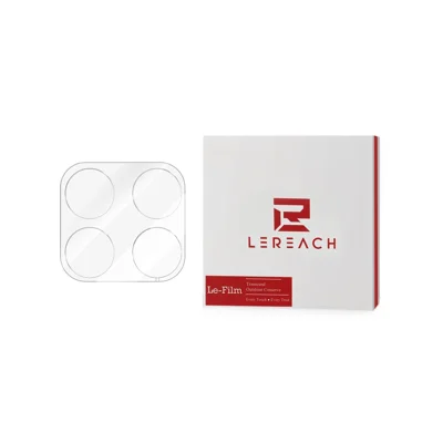 LEREACH for Xiaomi 17 Camera Lens Protector 3D Full Coverage Tempered Glass Acrylic One-Piece Lens Film - Transparent