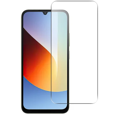 Screen Protector For Xiaomi Poco C85x 5G / Redmi A7 Pro 4G (171.56mm) / Redmi A7 Pro 5G 2.5D HD Tempered Glass Film (Not Complete Coverage) - Transparent