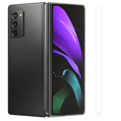Rurihai 2pcs / Impostare Per Samsung Galaxy Z Fold2 5G Adesivo Laterale 5g, Film Protettivo Crystal Clear Film da 0,1mm Ultra-sottile Coco Full Side