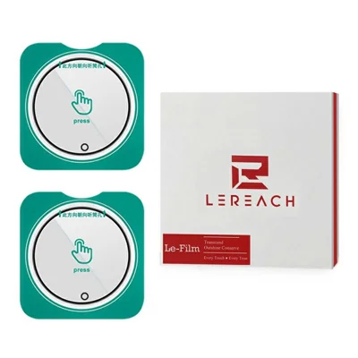 LEREACH 2 Pezzi per Honor Magic6 Pro 5G Protezione Obiettivo Fotocamera Copertura Totale in Vetro Alluminosilicato con Cornice Installazione Automatica - Trasparente con Bordo Nero