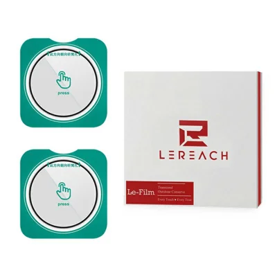 LEREACH 2Pcs for Honor Magic8 5G Camera Lens Protector Tempered Glass Smart-Fit Auto-Align Film - Transparent with Black Edge