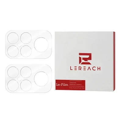 LEREACH 2Pcs for Xiaomi Poco F8 Ultra / Redmi K90 Pro Max 5G Camera Lens Protector 3D Full Coverage Tempered Glass Acrylic One-Piece Lens Film - Transparent