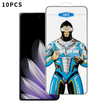 لـ Oppo Find N5 5G 10 قطع زجاج مقوى عالي الوضوح مقاوم لبصمات الأصابع ومضاد للكهرباء الساكنة ومطلي بالكامل بشاشة واقي شفافة