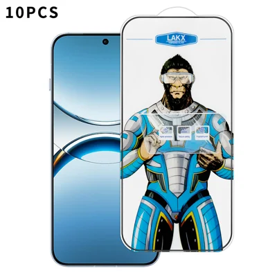 For Oppo Find X8 5G 10Pcs High Definition Tempered Glass Anti-fingerprint Anti-static Electroplating Full Screen Protector - Transparent
