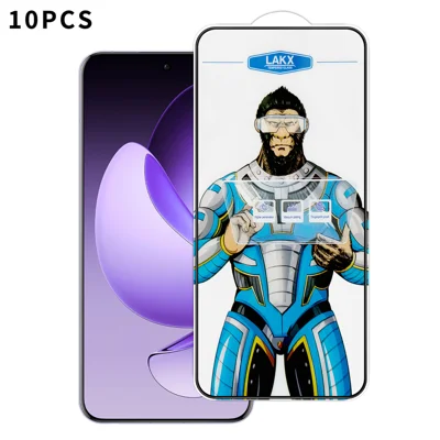 For Oppo Reno13 5G (Global) 10Pcs High Definition Tempered Glass Anti-fingerprint Anti-static Electroplating Full Screen Protector - Transparent