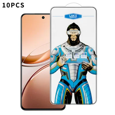 For vivo V50 Lite 5G 10Pcs High Definition Tempered Glass Anti-fingerprint Anti-static Electroplating Full Screen Protector - Transparent