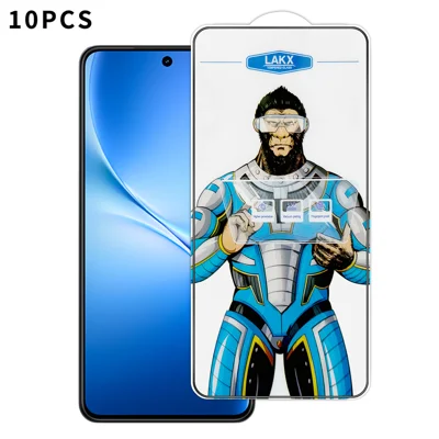 For vivo V60 Lite 5G 10Pcs High Definition Tempered Glass Anti-fingerprint Anti-static Electroplating Full Screen Protector - Transparent