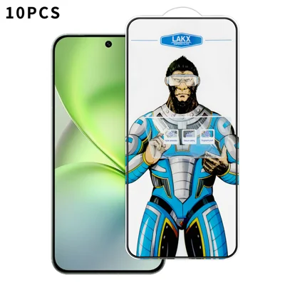 For vivo X200 Pro mini 5G 10Pcs High Definition Tempered Glass Anti-fingerprint Anti-static Electroplating Full Screen Protector - Transparent