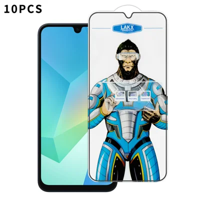 For Samsung Galaxy A16 4G / Galaxy A16 5G 10Pcs High Definition Tempered Glass Anti-fingerprint Anti-static Electroplating Full Screen Protector - Transparent