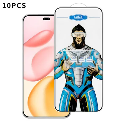 For Honor 400 Pro 5G (Global) 10Pcs High Definition Tempered Glass Anti-fingerprint Anti-static Electroplating Full Screen Protector - Transparent