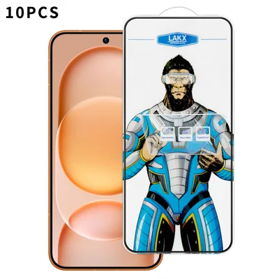 Para Honor Magic8 Pro Air 5G 10 Unidades Proteção de Vidro Temperado de Alta Definição Anti-impressão Digital Anti-estático Proteção de Ecrã Completo com Revestimento Metálico - Transparente