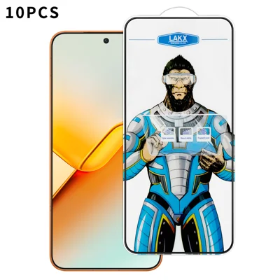 For Honor Power2 5G 10Pcs High Definition Tempered Glass Anti-fingerprint Anti-static Electroplating Full Screen Protector - Transparent
