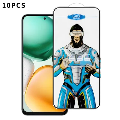 Para Honor X7c 4G / Honor X7c 5G 10 Unidades Protector de Pantalla de Cristal Templado de Alta Definición Anti-huellas Anti-estático con Recubrimiento Completo - Transparente