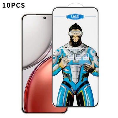 Til Honor X9d 5G 10 stk Højtyet Tempered Glass Anti-fingerprints Anti-statisk Elektropladering Fuld Skærm Protector - Gennemsigtig