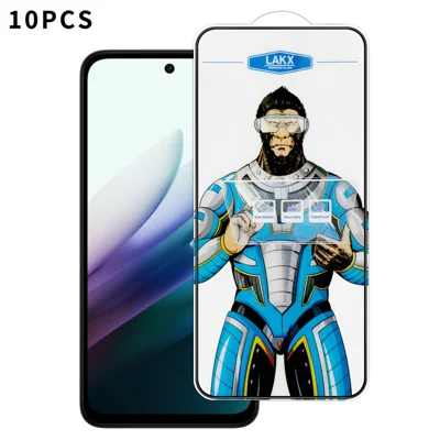 For Xiaomi Redmi 15 5G (Global) (169mm) 10Pcs High Definition Tempered Glass Anti-fingerprint Anti-static Electroplating Full Screen Protector - Transparent