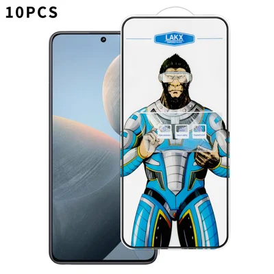 For Xiaomi Redmi K70E 5G 10Pcs High Definition Tempered Glass Anti-fingerprint Anti-static Electroplating Full Screen Protector - Transparent
