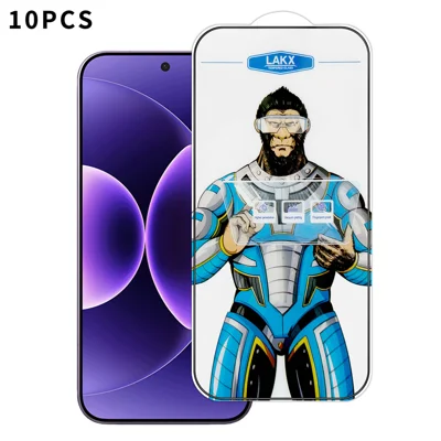 For Xiaomi 17 Pro Max 10Pcs High Definition Tempered Glass Anti-fingerprint Anti-static Electroplating Full Screen Protector - Transparent