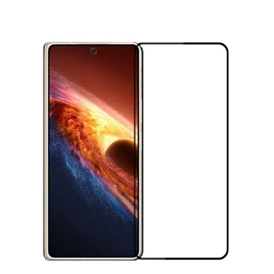 Para Honor Magic V6 5G MOFI Protetor de Ecrã 9H Cola Completa Cobertura Total em Vidro de Alta Resistência de Alumínio-Silício - Preto